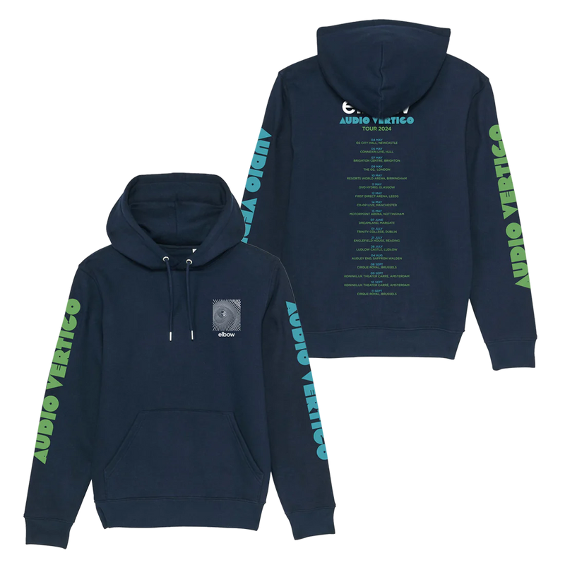 SPIRAL AUDIO VERTIGO TOUR DATE HOODIE - NAVY