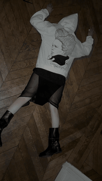 ALLIE X - Phrenological Hoodie (White)