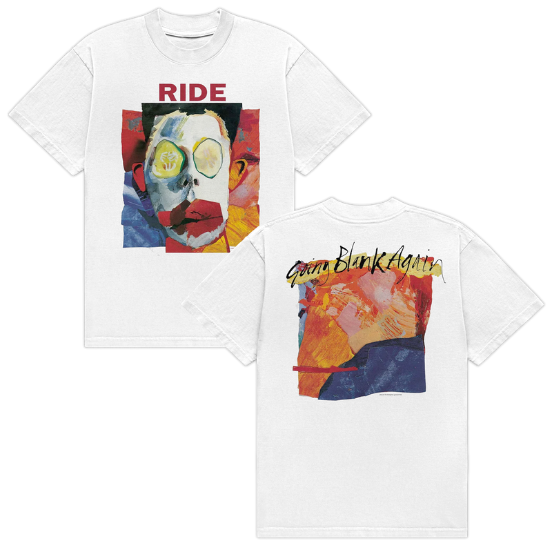 Going Blank Again White Tee