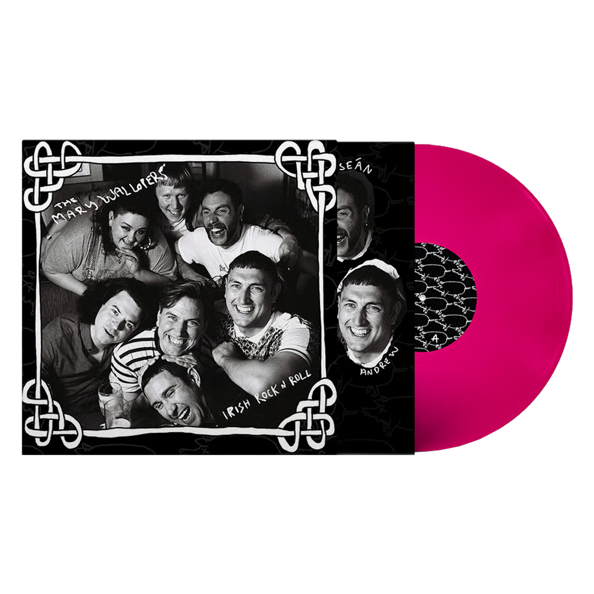 The Mary Wallopers ‘Irish Rock and Roll’ Pink Vinyl LP