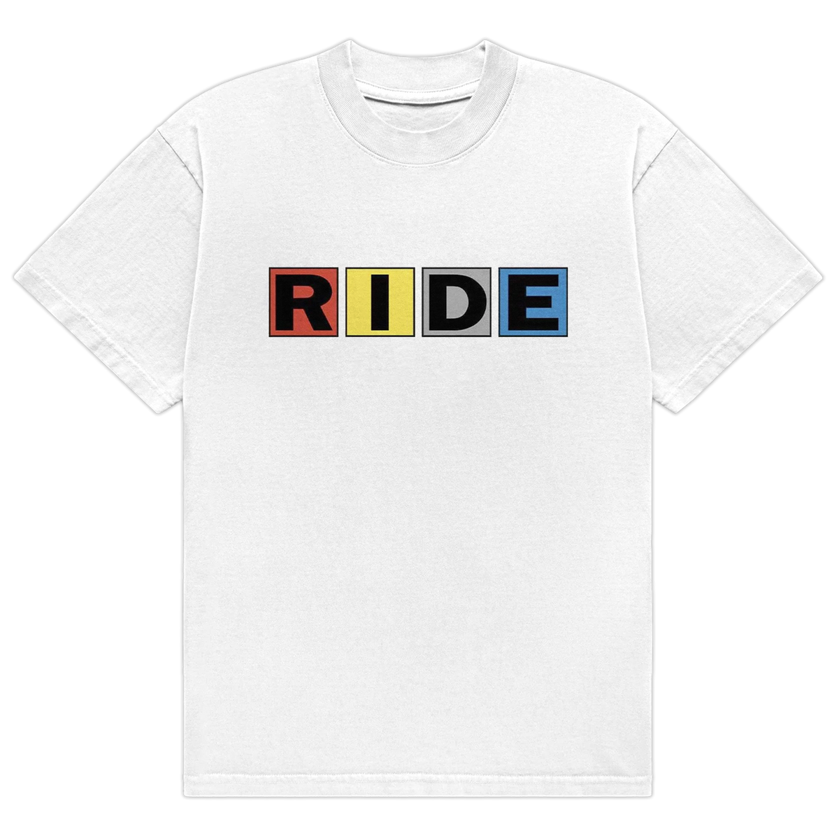 Logo Blocks White Tee