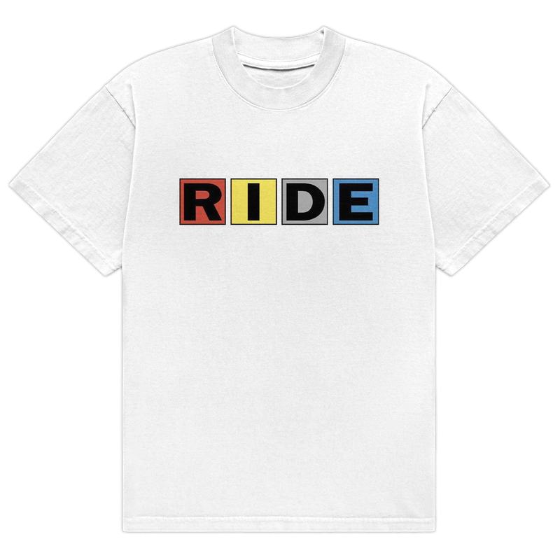 Logo Blocks White Tee