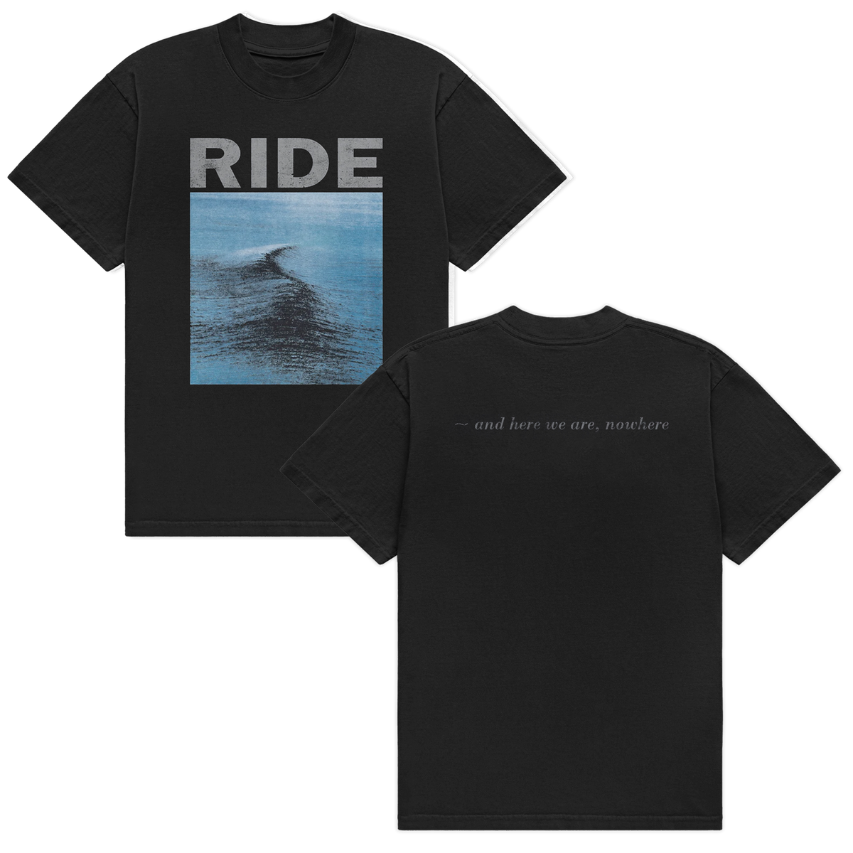 Ride Nowhere Black Tee