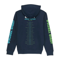 SPIRAL AUDIO VERTIGO TOUR DATE HOODIE - NAVY